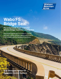 Wabo®FS Bridge Seal Product Brochure Cover