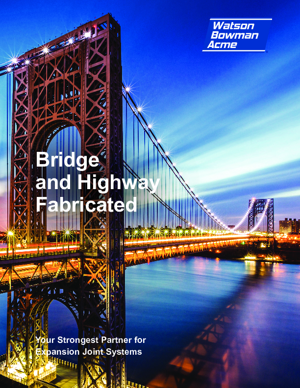 WBA Bridge & Highway Fabricated Systems Cover