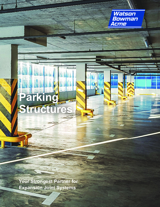 Parking Garage Expansion Joints · Prudential Center Boston · Sika