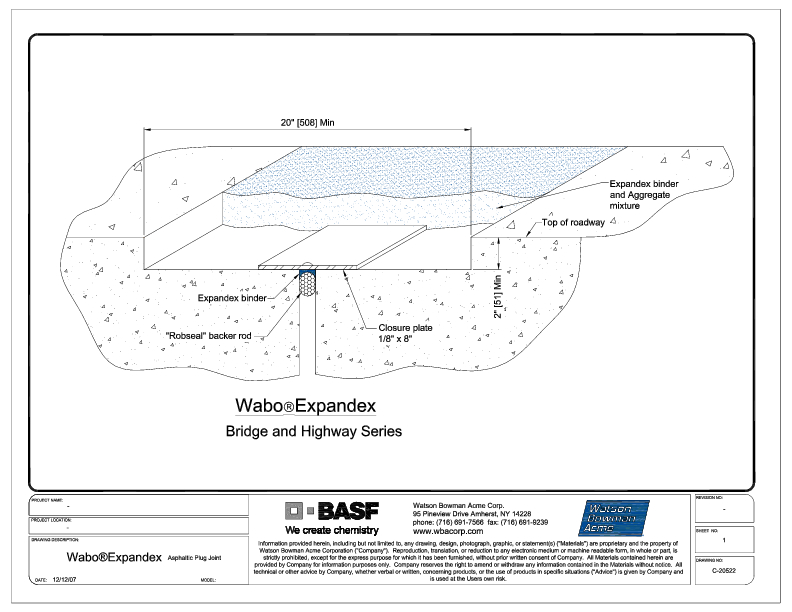 Wabo®Expandex CAD Detail Cover