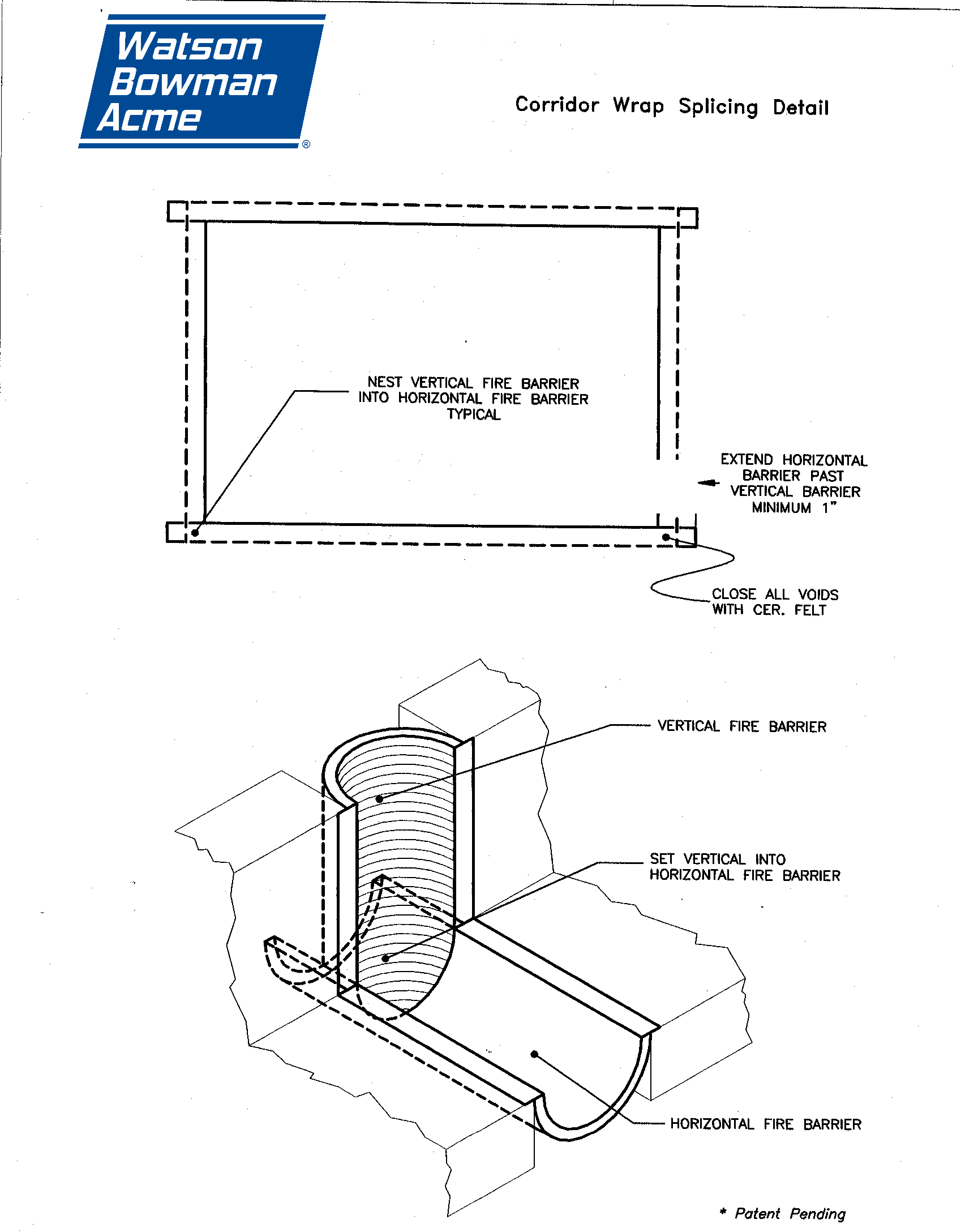 Wabo®FireFlex LT - Corridor Wrap Splice Cover