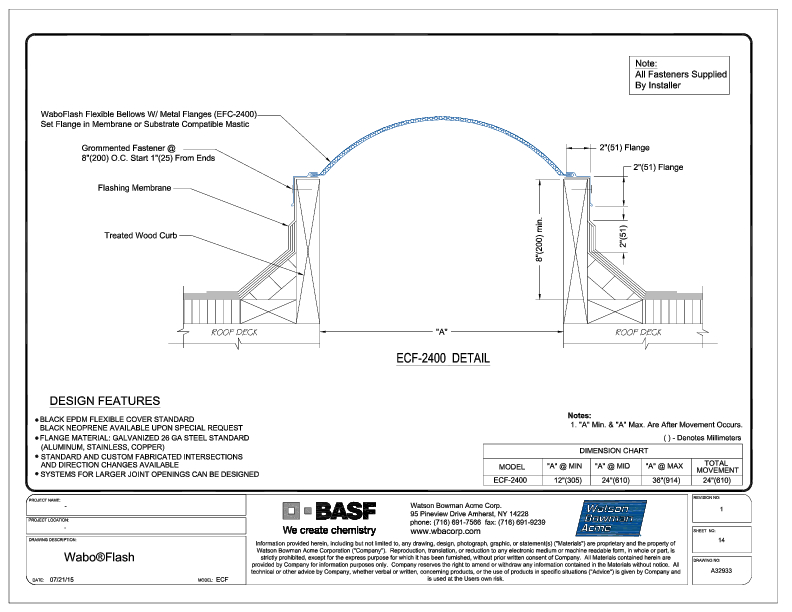 Wabo®Flash (ECF-2400) CAD Detail Cover