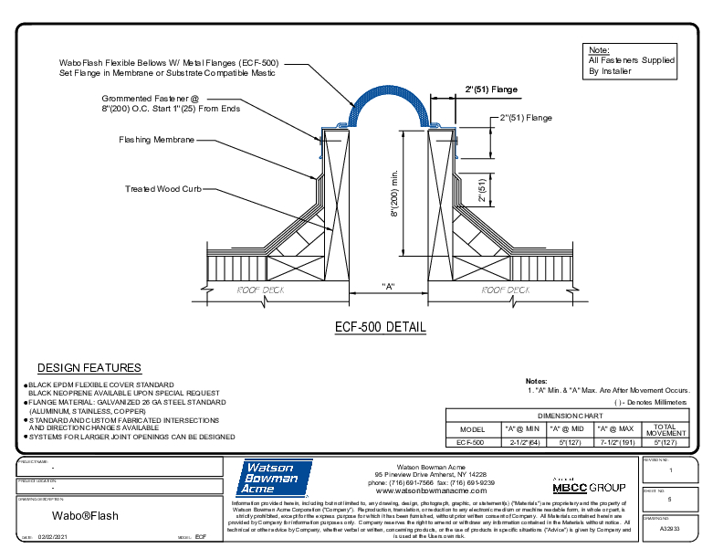 Wabo®Flash (ECF-500) CAD Detail Cover