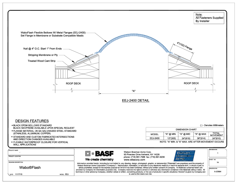 Wabo®Flash (EEJ-2400) CAD Detail Cover