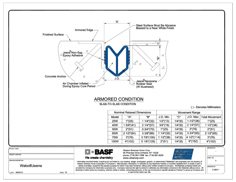 Jeene® (W-25-100 Bridge) CAD Detail Cover