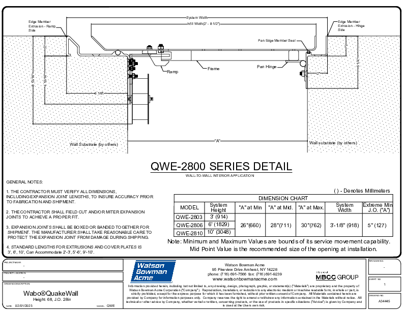 Wabo Quake QWE 2806 A34445 PDF Cover