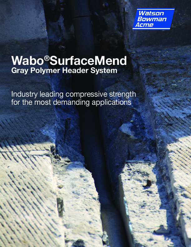 Wabo Surface Mend Sell Sheet f Cover