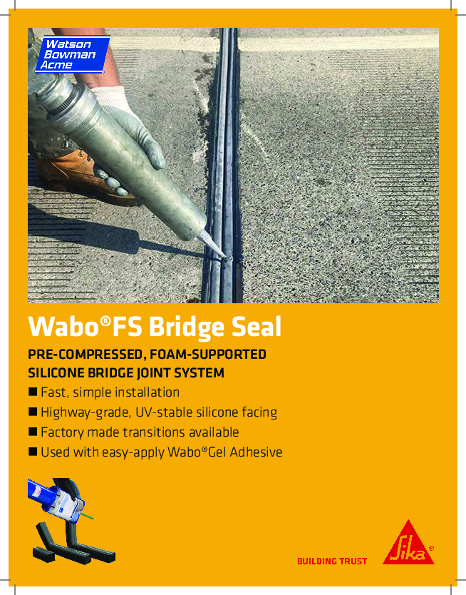 Wabo Wabo FS Bridge Seal Fact Sheet Cover